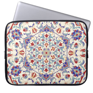 Housse Pour Ordinateur Portable Beauté de Mandala : Mosaïque culturelle colorée