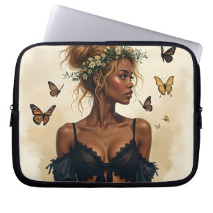 Housse Pour Ordinateur Portable Beauté éthérée en fleurs