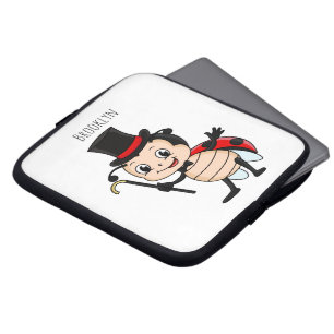 Housse Pour Ordinateur Portable Bébé mignon avec chapeau et dessin animé de cravat
