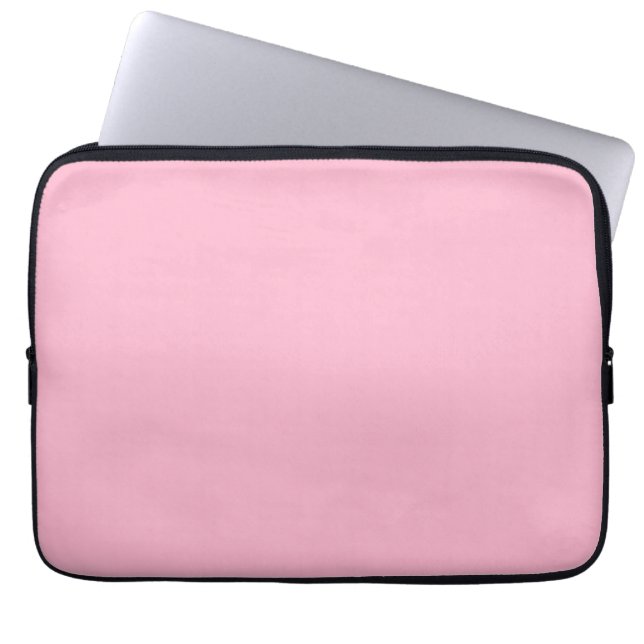 Housse Pour Ordinateur Portable Bébé rose couleur solide (Devant)