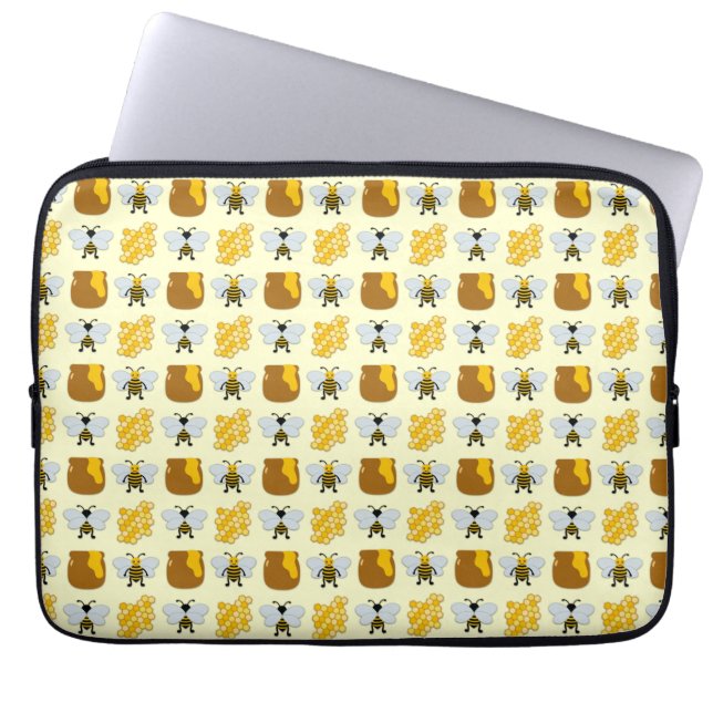 Housse Pour Ordinateur Portable Bee Art (Devant)