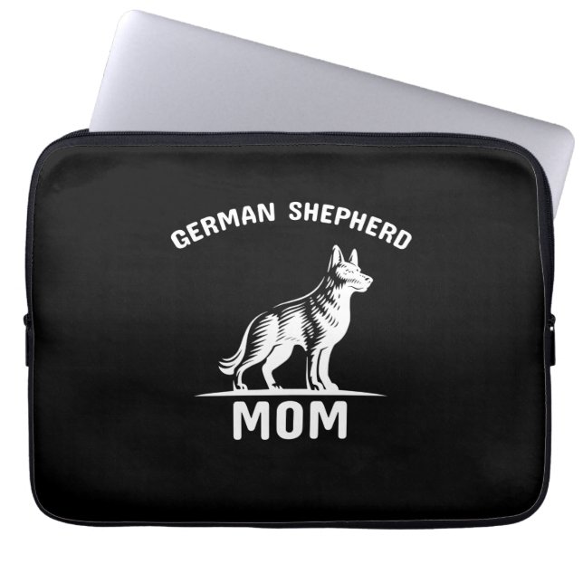 Housse Pour Ordinateur Portable Beekeeper Art German Shepherd Mommy (Devant)