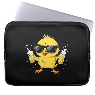 Housse Pour Ordinateur Portable Beer Time Madafakas Drôle Mème Duck Goose Retro