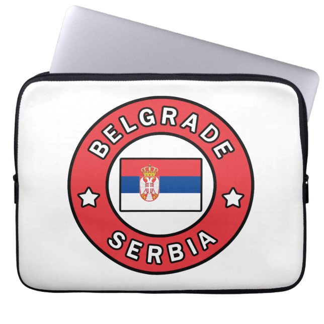 Housse Pour Ordinateur Portable Belgrade Serbie (Devant)
