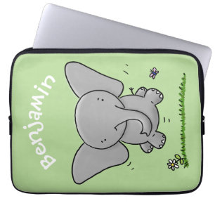 Housse Pour Ordinateur Portable Belle adorable dessin d'éléphant bébé