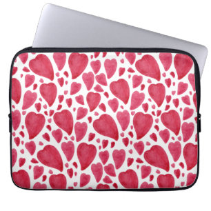 Housse Pour Ordinateur Portable Belle aquarelle Coeur