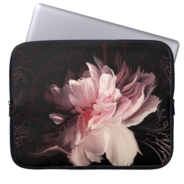 Housse Pour Ordinateur Portable Belle fleur de pivoine (Devant)