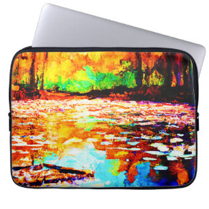 Housse Pour Ordinateur Portable Belle Forêt Orange De Couleur Claire. Commandez dè