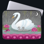 Housse Pour Ordinateur Portable Belle Manche Portable Swan<br><div class="desc">une belle manche d'ordinateur portable swan</div>