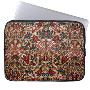 Housse Pour Ordinateur Portable Belle moquette design turquoise
