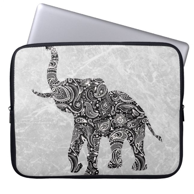 Housse Pour Ordinateur Portable Belle Paisley Florale (Devant)