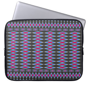 Housse Pour Ordinateur Portable belle tissu tribal motif, tissu motif ba