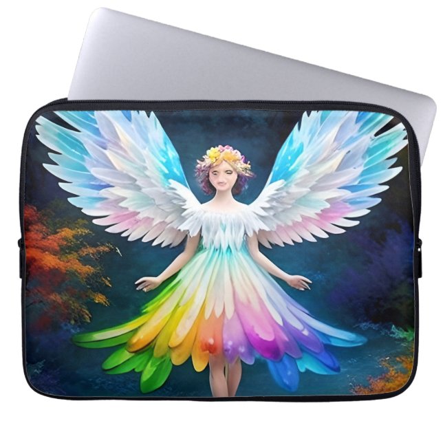 Housse Pour Ordinateur Portable Belles ailes Angel Art-35444 (Devant)