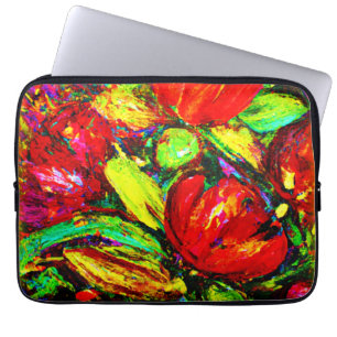 Housse Pour Ordinateur Portable "Belles Fleurs" Beau Art. Acheter Maintenant