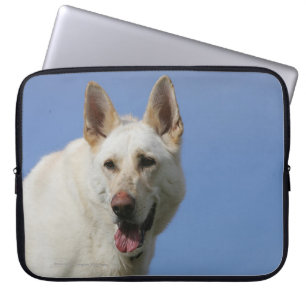 Housse Pour Ordinateur Portable Berger allemand blanc