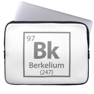Housse Pour Ordinateur Portable Berkelium - Berkeley Science - Tableau périodique