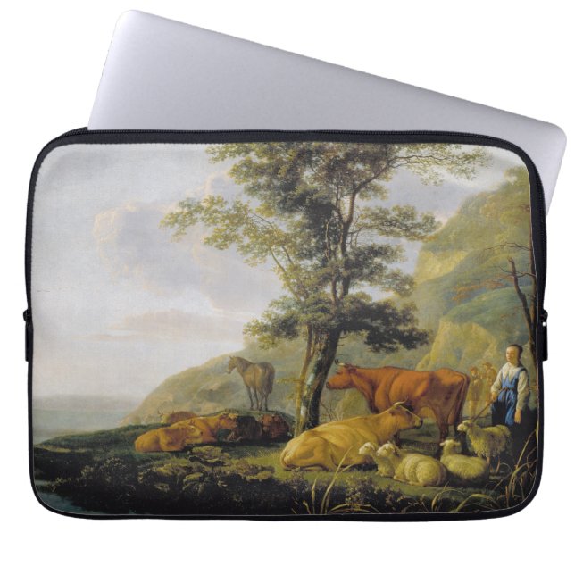 Housse Pour Ordinateur Portable Béton près d'une rivière Aelbert Cuyp (Devant)