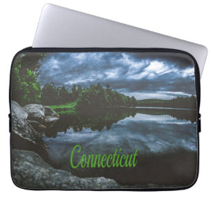 Housse Pour Ordinateur Portable Beutiful Lake Trees du Connecticut