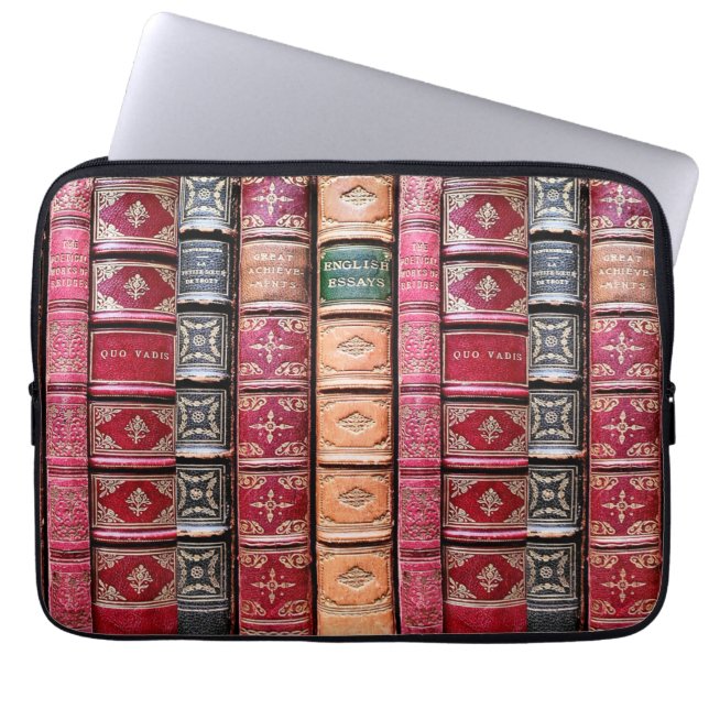 Housse Pour Ordinateur Portable Bibliothèque bibliophile (Devant)