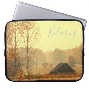 Housse Pour Ordinateur Portable Biélorussie Paysage Rural Ordinateur Portable Slee
