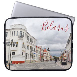 Housse Pour Ordinateur Portable Biélorussie Pinsk Architecture Ordinateur Housse p