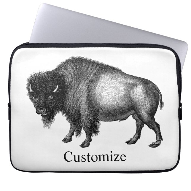 Housse Pour Ordinateur Portable Big Bison Buffalo Thunder-Cove (Devant)