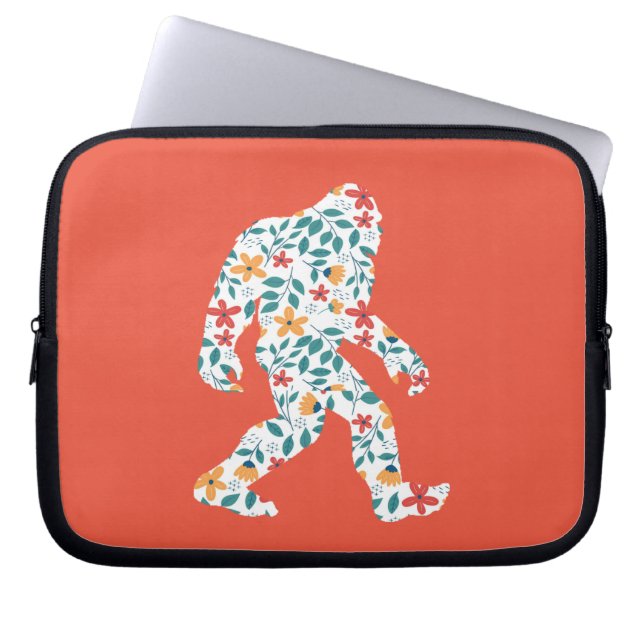 HOUSSE POUR ORDINATEUR PORTABLE BIGFOOT FLORAL (Devant)