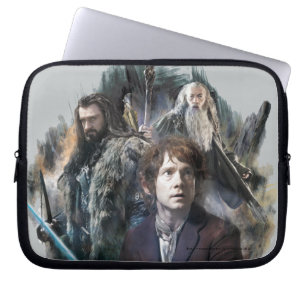 Housse Pour Ordinateur Portable BILBO BAGGINS™, THORIN OAKENSHIELD™ & Gandalf