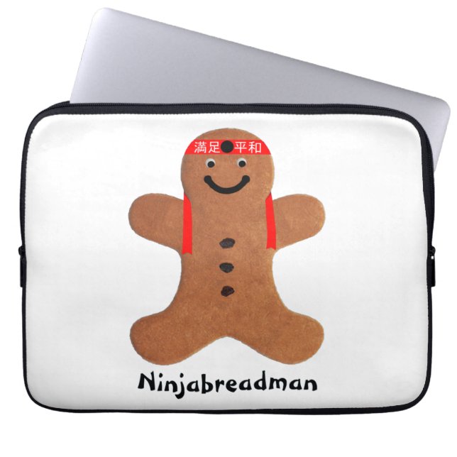 Housse Pour Ordinateur Portable Biscuit Ninjabreadman (biscuit) (Devant)