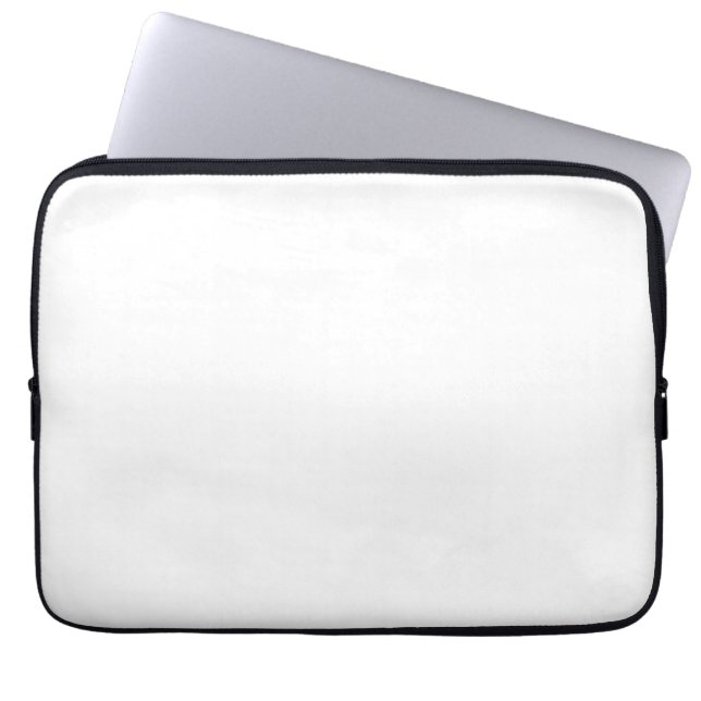 Housse Pour Ordinateur Portable Blanc solide (Devant)