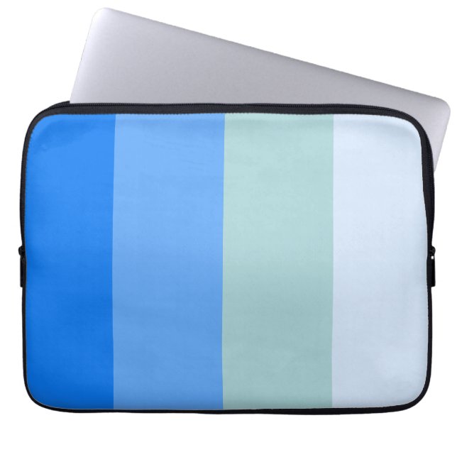 Housse Pour Ordinateur Portable Bleu (Devant)