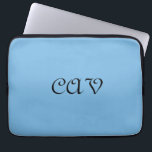 Housse Pour Ordinateur Portable Bleu de Cornflower<br><div class="desc">Cette belle couverture bleue de fleurs de maïs vous gardera au chaud quand vous êtes bleu. Il peut également être personnalisé pour en faire votre propre couverture unique</div>