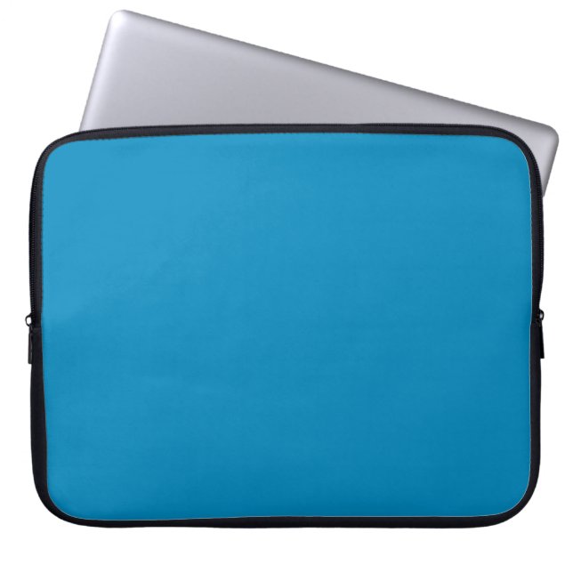 Housse Pour Ordinateur Portable Bleu (NCS) (couleur unie)  (Devant)