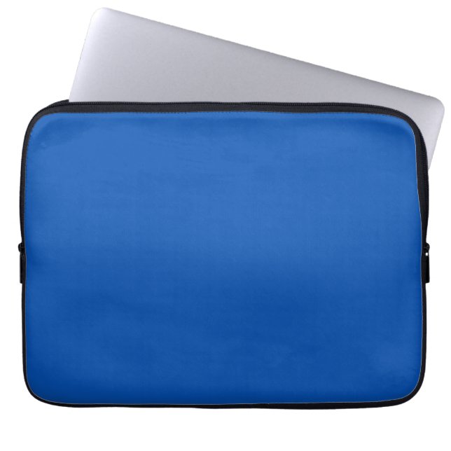 Housse Pour Ordinateur Portable Bleu solide (Devant)