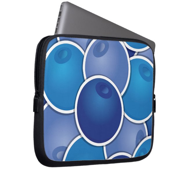 Housse Pour Ordinateur Portable Bleuet funky (Devant droit)