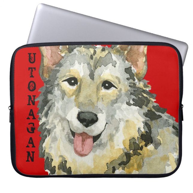 Housse Pour Ordinateur Portable Bloc de couleur Utonagan (Devant)