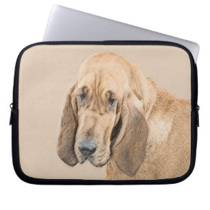 Housse Pour Ordinateur Portable Bloodhound Peinture - Joli chien d'origine art