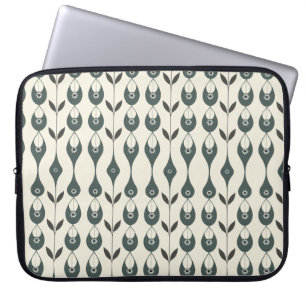 Housse Pour Ordinateur Portable Bloom rétro