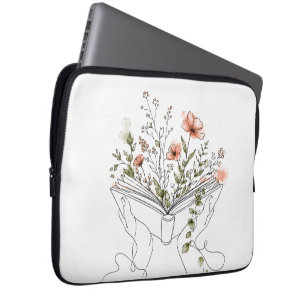 Housse Pour Ordinateur Portable Blooms Book Art botanique en ligne