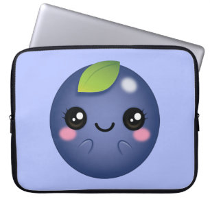 Housse Pour Ordinateur Portable Blueberry de Kawaii