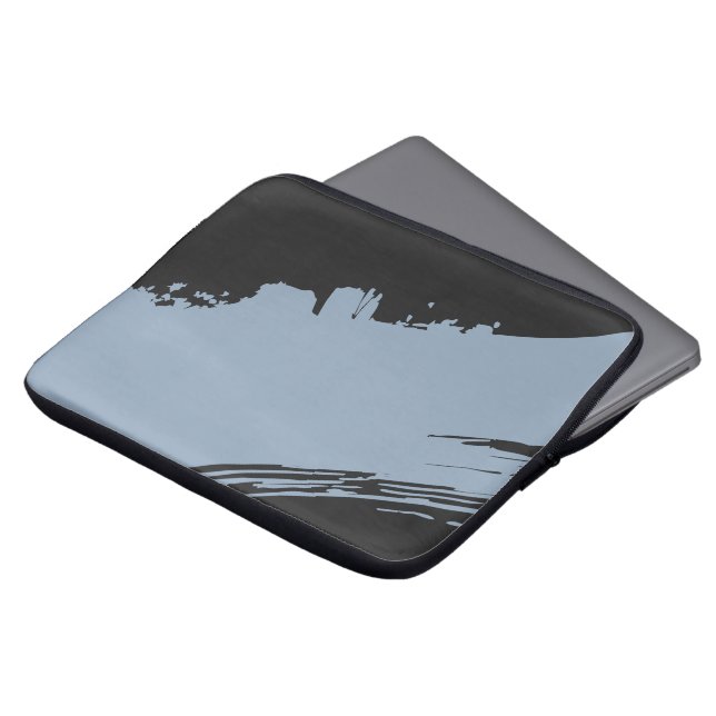 Housse pour ordinateur portable BlueHaze  Noir (Devant haut)