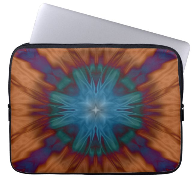 Housse Pour Ordinateur Portable Blues de cuivre (Devant)