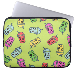 Housse Pour Ordinateur Portable Boba Bubble Tea Motif