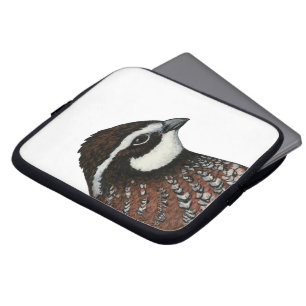 Housse Pour Ordinateur Portable Bobwhite Quail Head