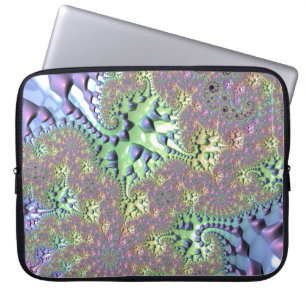 Housse Pour Ordinateur Portable Boho Hippie Groovy Brillant Coloré Arc-en-ciel Fra