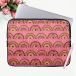Housse Pour Ordinateur Portable Boho Rainbows Mystical Eye Rose Gold Design<br><div class="desc">Boho Rainbows Mystical Eye Pink Gold Design manche ordinateur portable.</div>