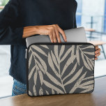 Housse Pour Ordinateur Portable Boho Tropical Grunge Palm Abstrait Motif Feuille<br><div class="desc">Le boho tropical grunge palm feuille poche portable motif pour tous les amateurs de design plante exotique.</div>