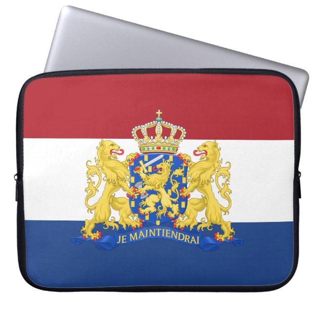 Housse Pour Ordinateur Portable Boîtier du drapeau Pays-Bas (Devant)