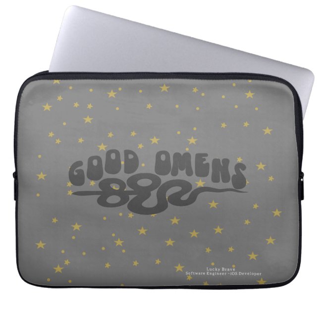 Housse Pour Ordinateur Portable Bon Serpent Omens (Devant)