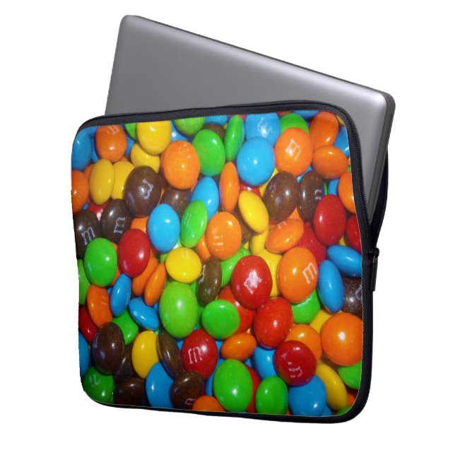 Housse Pour Ordinateur Portable Bonbons au chocolat, (devant gauche)